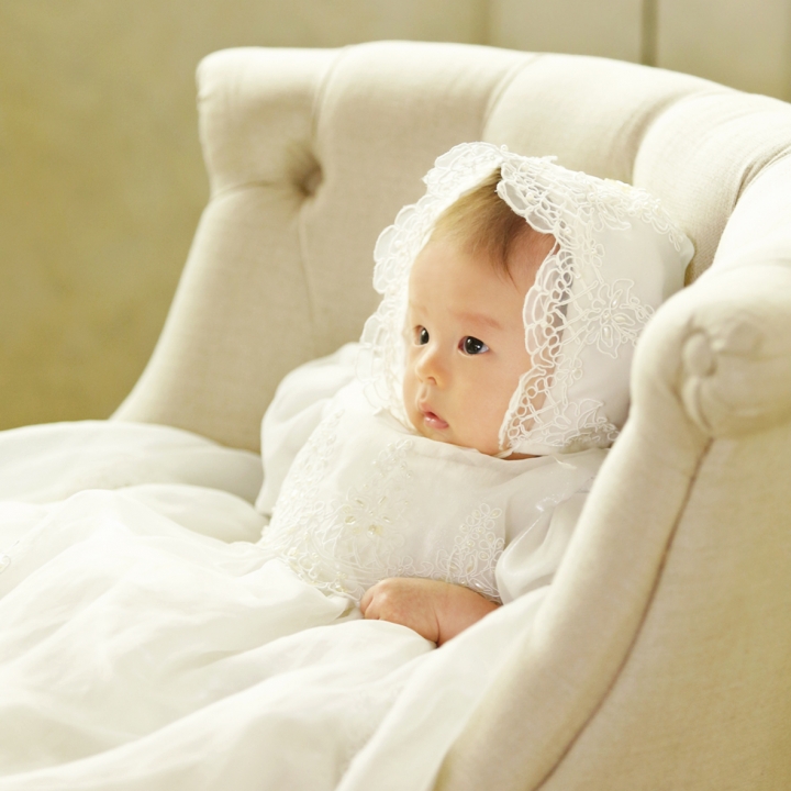 帽子がお似合いで可愛い