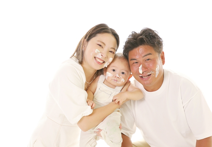 みんなで一緒にでスマッシュケーキ♪