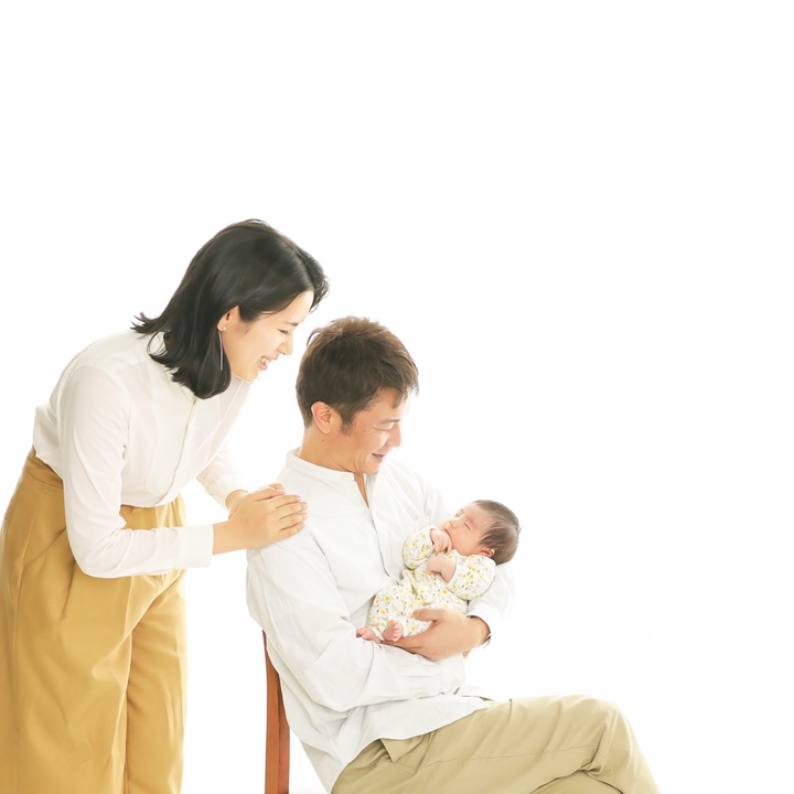 初めての家族写真