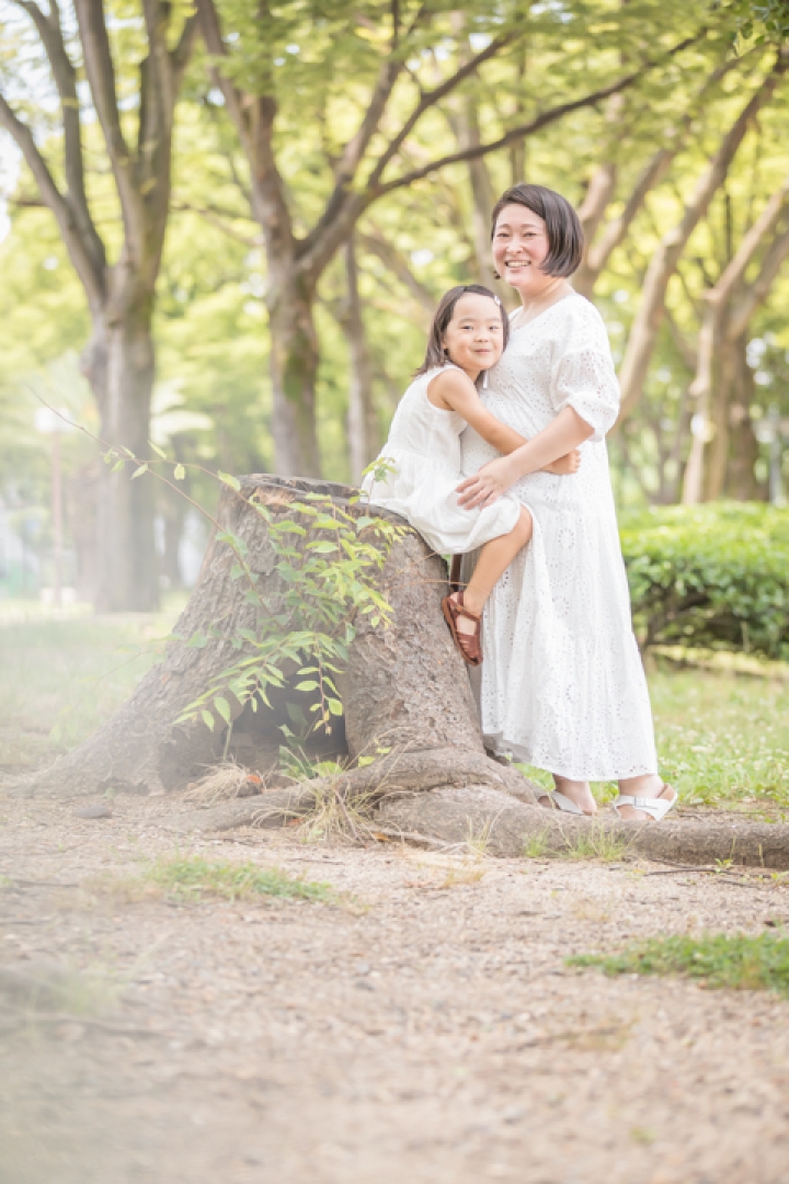 新緑でのびのびと楽しく撮影