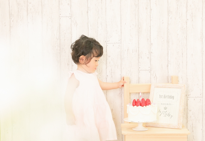 ふわっと優しい雰囲気のお誕生日