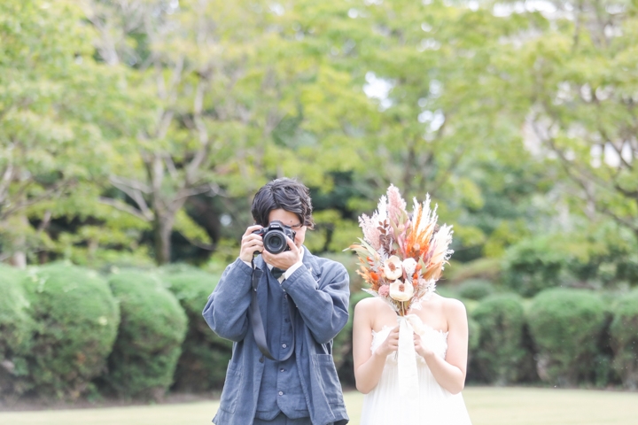 お庭でイメージカット