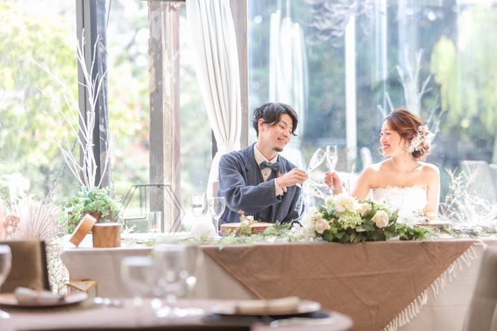 会場を活かしたかわいい1枚