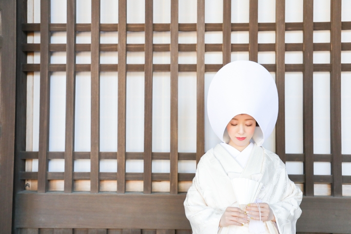 和装ロケーションフォト
綿帽子が素敵