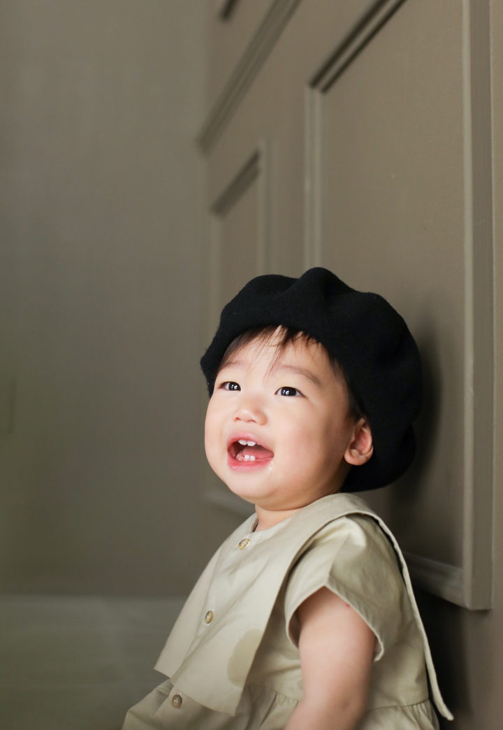 ベレー帽がおしゃれさん