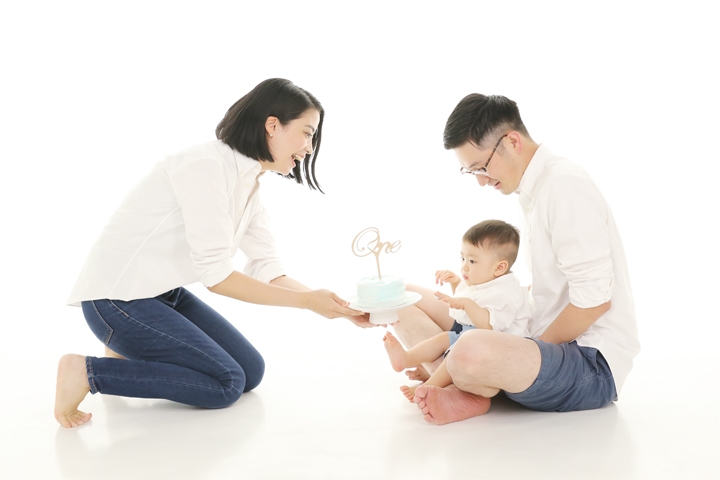 家族で楽しくスマッシュケーキ