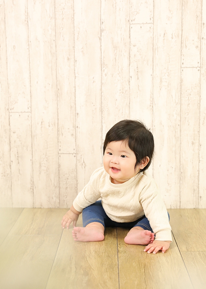 お座り上手！ハーフバースデー